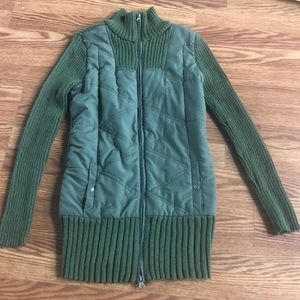 Hunter green “take out” jacket.